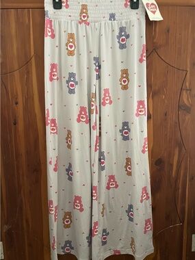 Munki Munki Care Bears Light Gray Pajama Pants Size S NWT